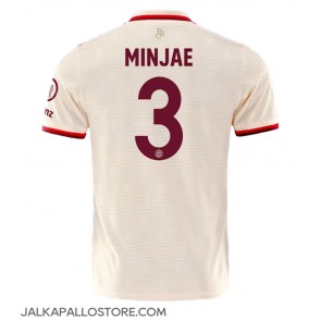 Bayern Munich Kim Min-jae #3 Kolmaspaita 2024-25 Lyhythihainen